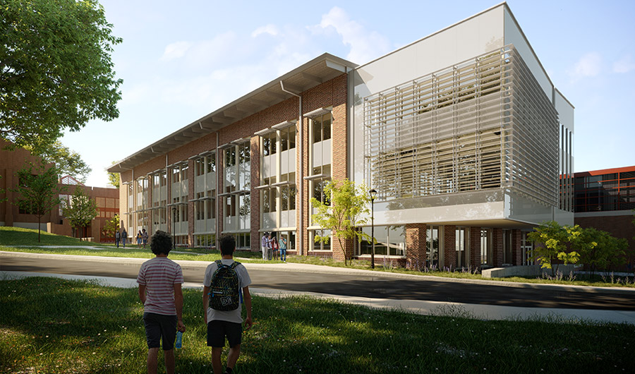 Exterior of New Academic Building